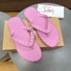 CHRISTIAN LOUBOUTIN SPIKE FLIP FLOPS