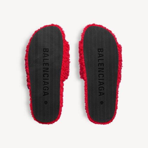 BB - NBA FURRY SLIDES RED